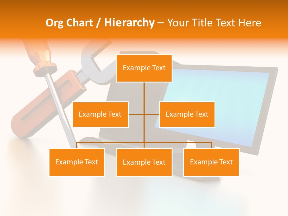 Background Space Wrench PowerPoint Template