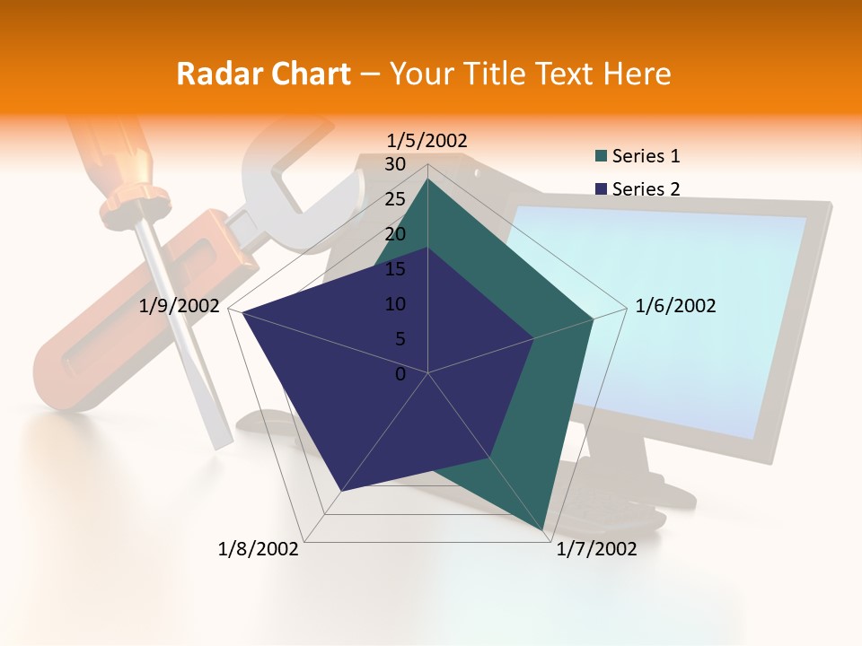 Background Space Wrench PowerPoint Template