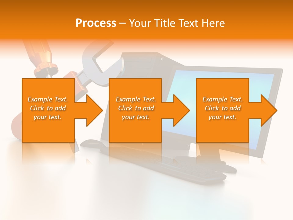Background Space Wrench PowerPoint Template