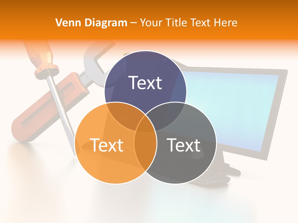 Background Space Wrench PowerPoint Template