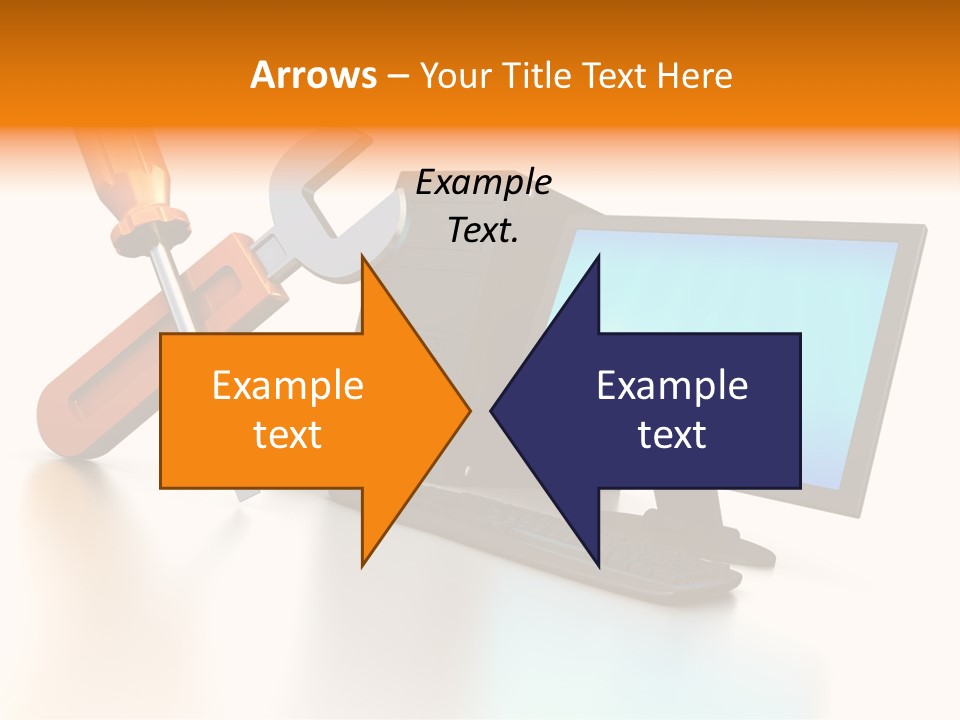 Background Space Wrench PowerPoint Template