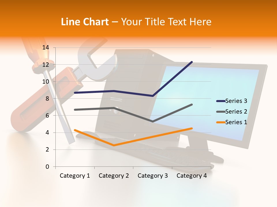Background Space Wrench PowerPoint Template