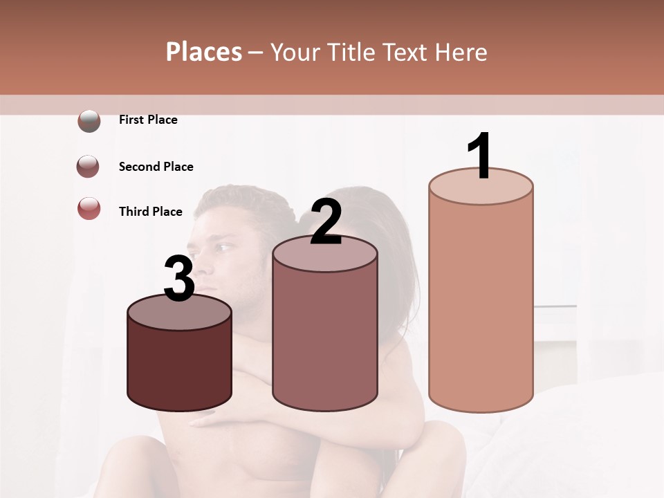 Young Caucasian Man PowerPoint Template