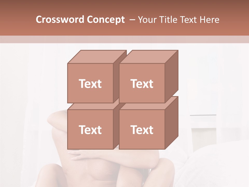 Young Caucasian Man PowerPoint Template