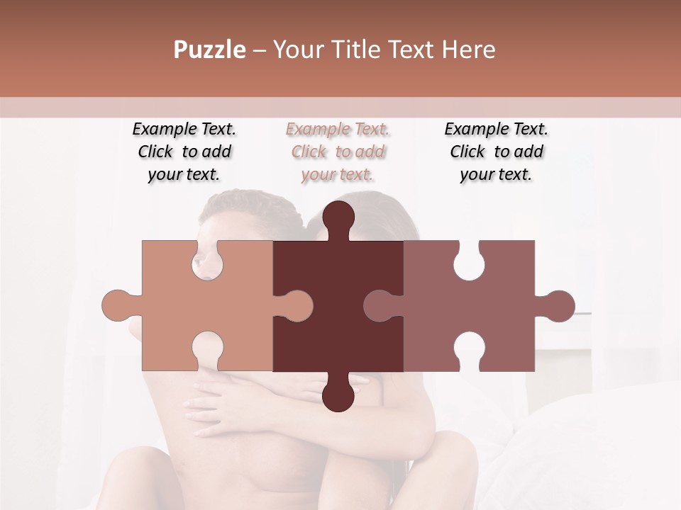 Young Caucasian Man PowerPoint Template