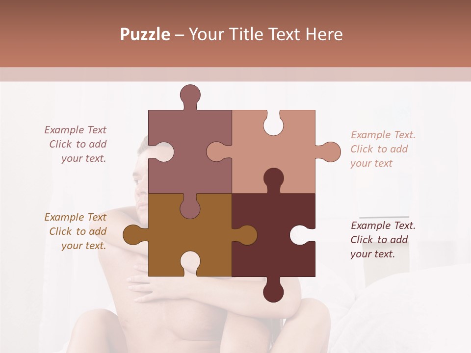 Young Caucasian Man PowerPoint Template