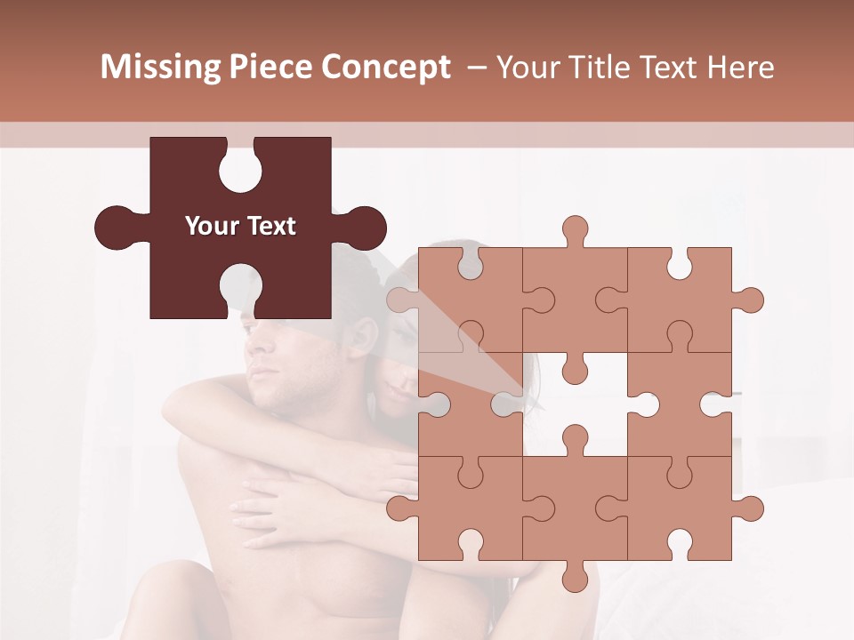 Young Caucasian Man PowerPoint Template