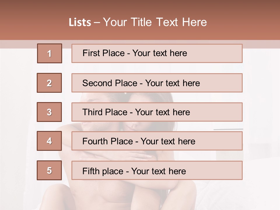 Young Caucasian Man PowerPoint Template