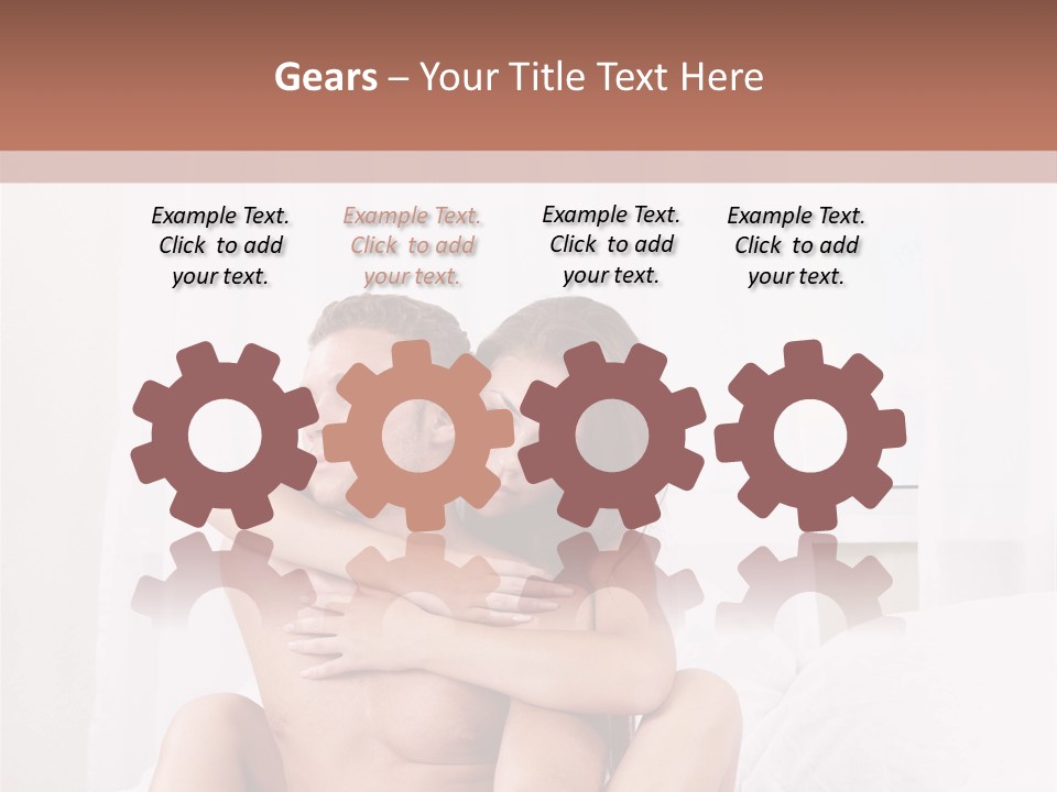 Young Caucasian Man PowerPoint Template