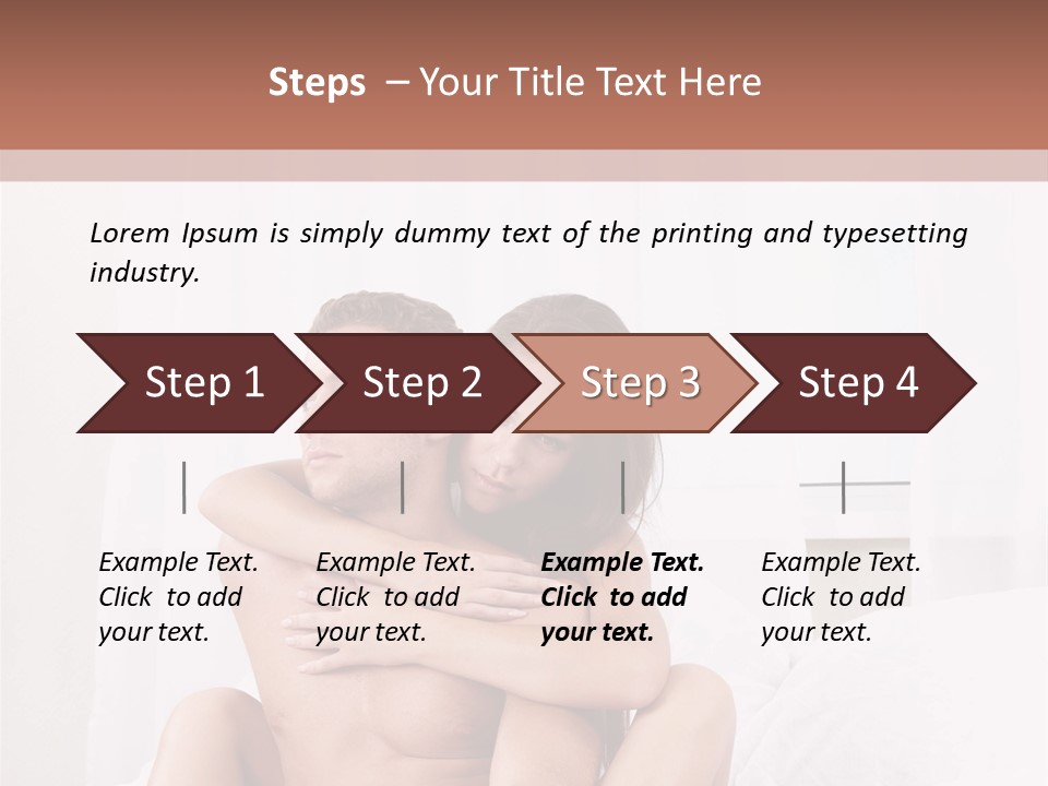 Young Caucasian Man PowerPoint Template