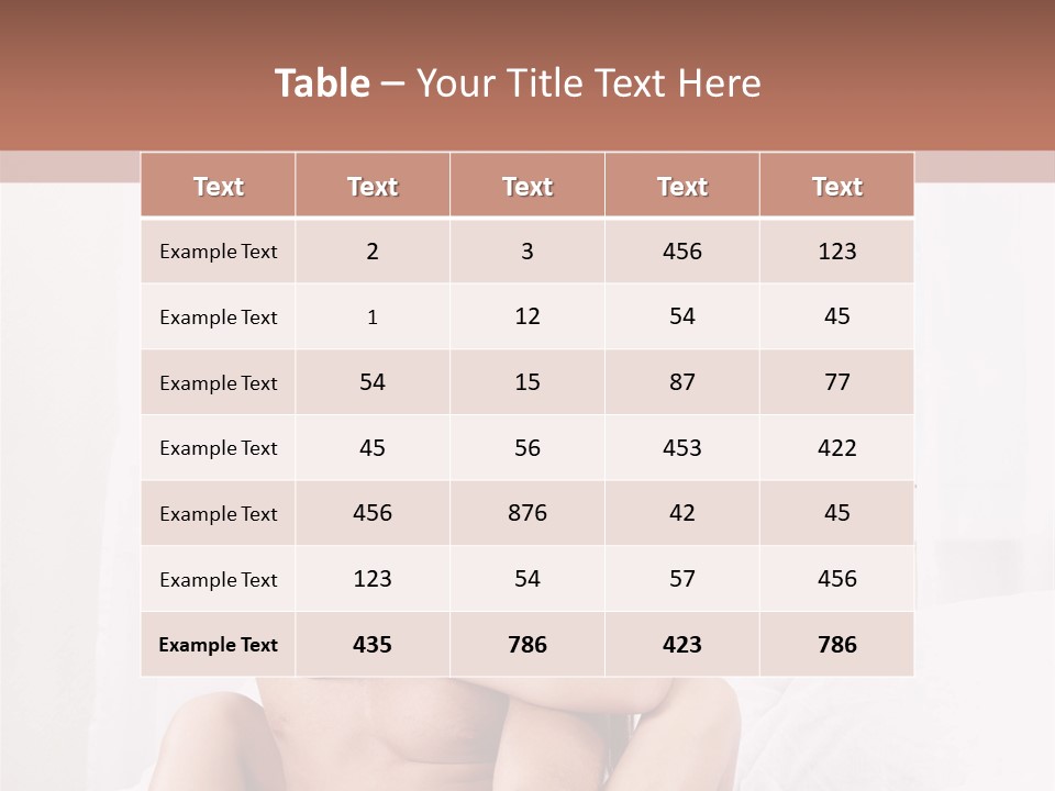 Young Caucasian Man PowerPoint Template