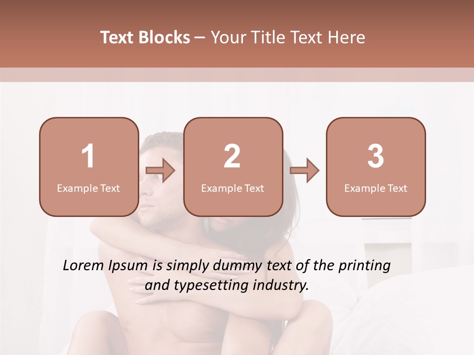 Young Caucasian Man PowerPoint Template