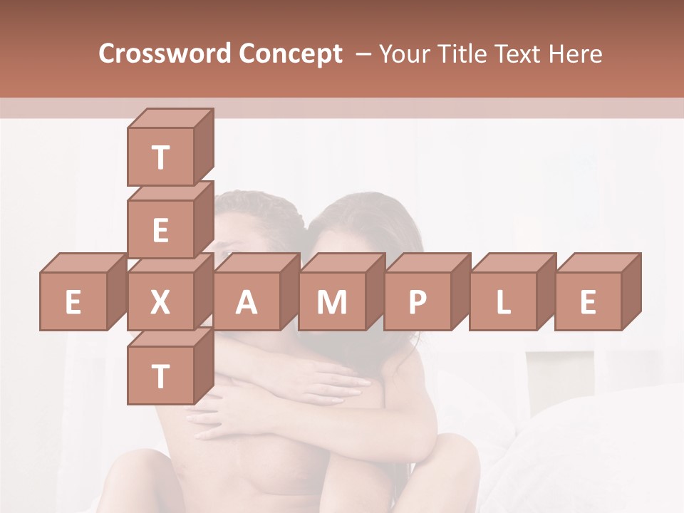 Young Caucasian Man PowerPoint Template