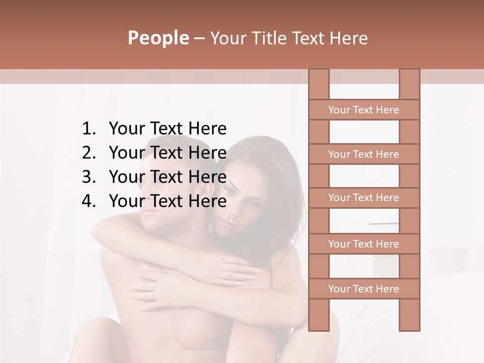 Young Caucasian Man PowerPoint Template