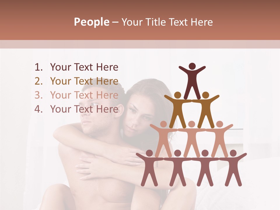 Young Caucasian Man PowerPoint Template