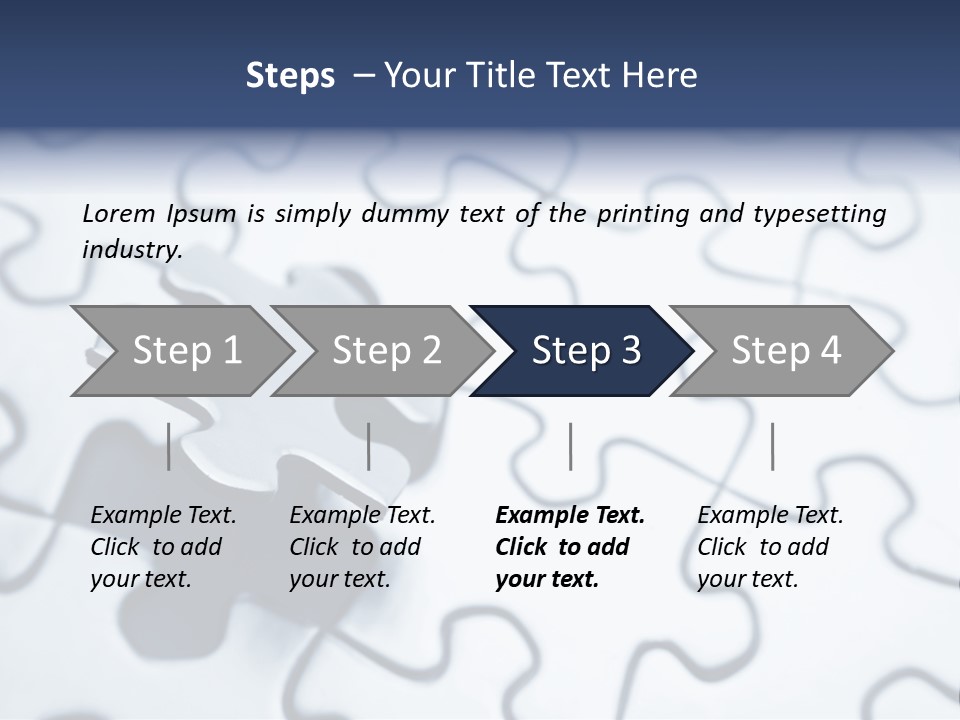 Metaphor Difficulty Strategy PowerPoint Template