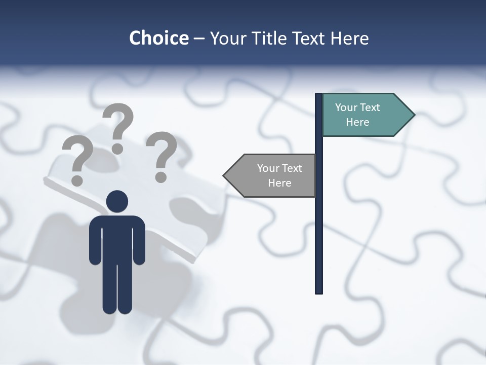 Metaphor Difficulty Strategy PowerPoint Template