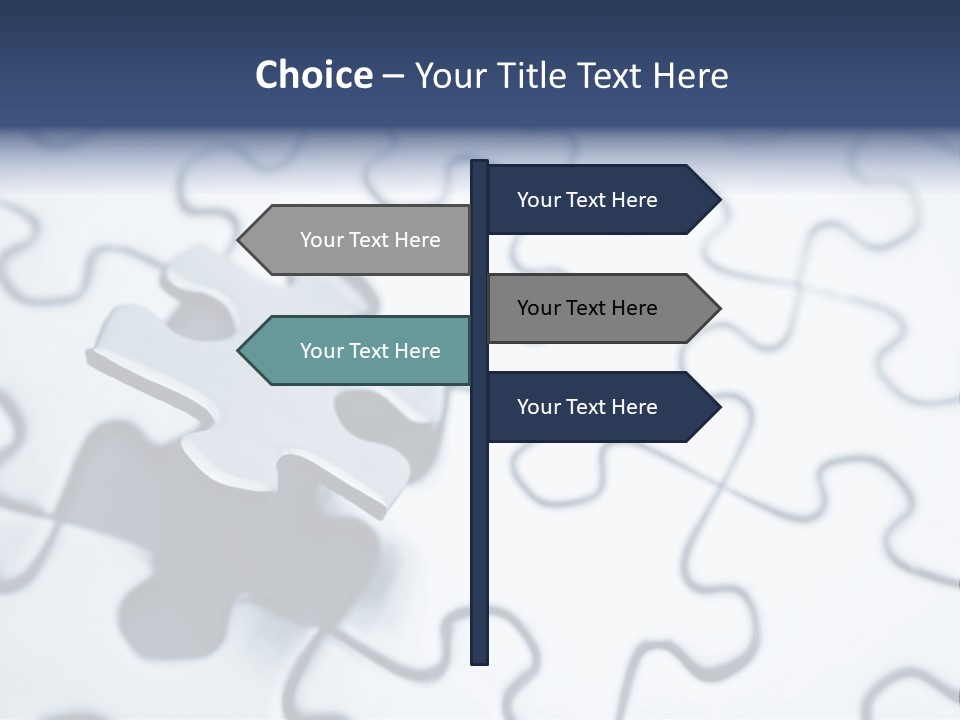 Metaphor Difficulty Strategy PowerPoint Template