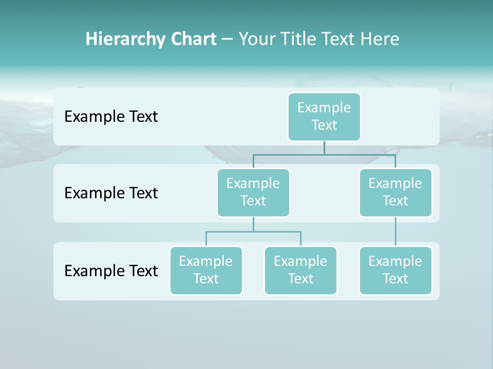 Clear Splash Isolated PowerPoint Template