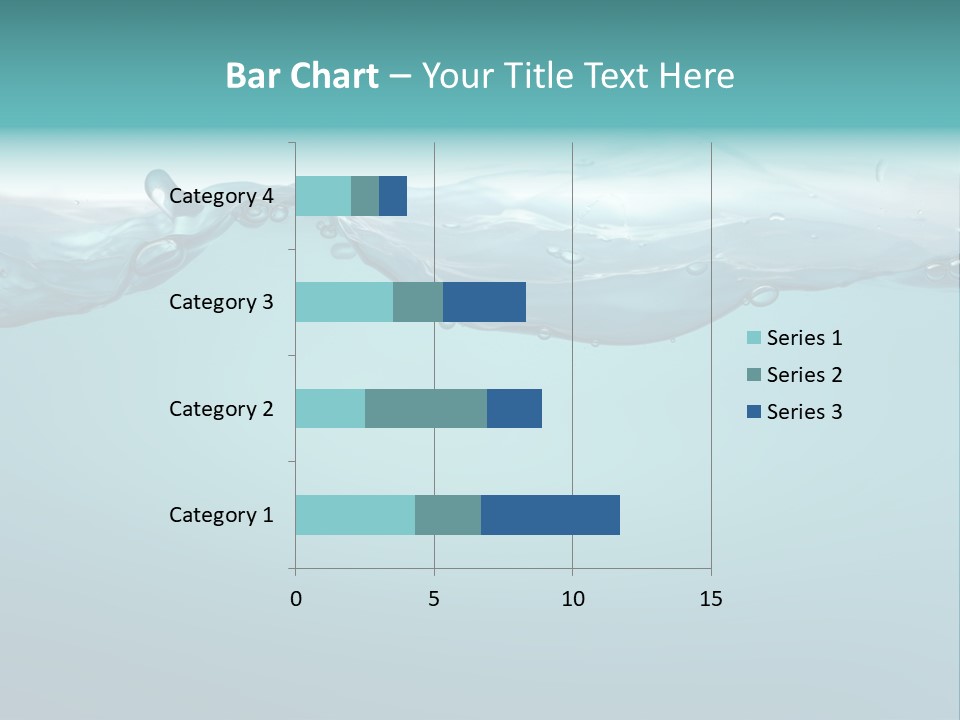 Clear Splash Isolated PowerPoint Template