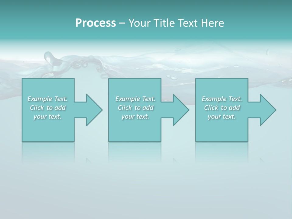 Clear Splash Isolated PowerPoint Template