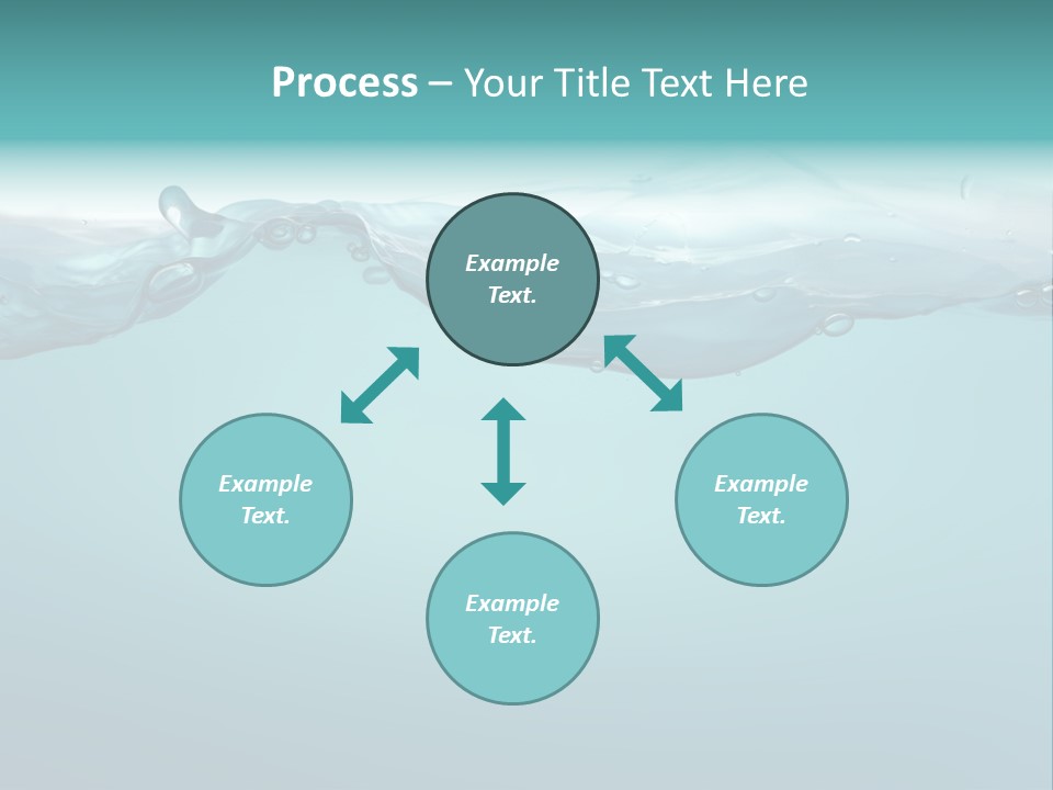 Clear Splash Isolated PowerPoint Template
