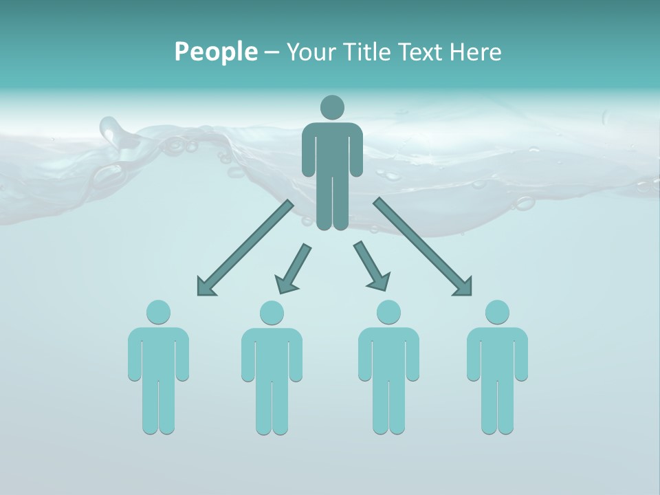 Clear Splash Isolated PowerPoint Template