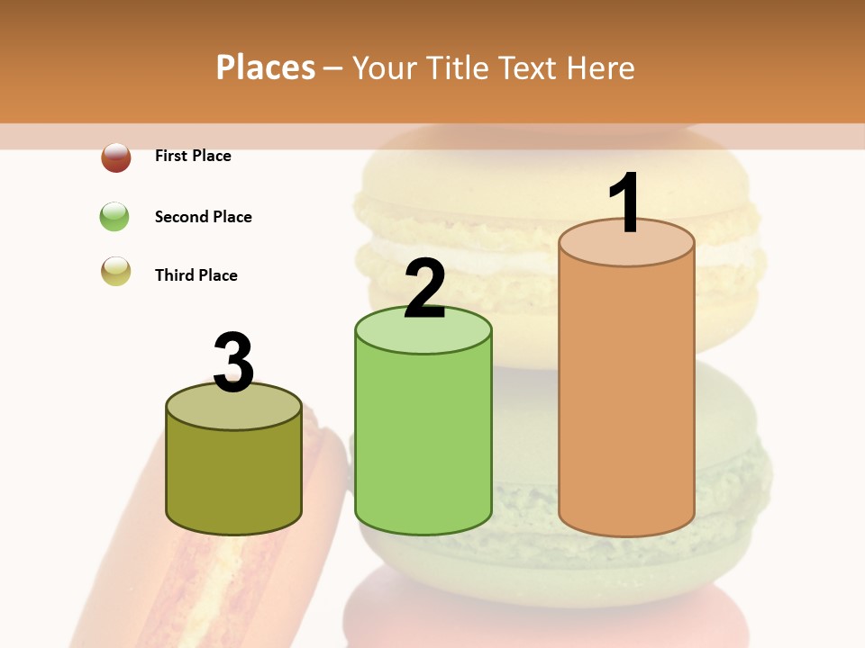Macaron Snack Pistachio PowerPoint Template