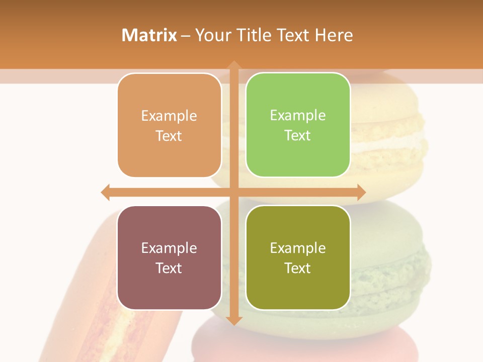 Macaron Snack Pistachio PowerPoint Template