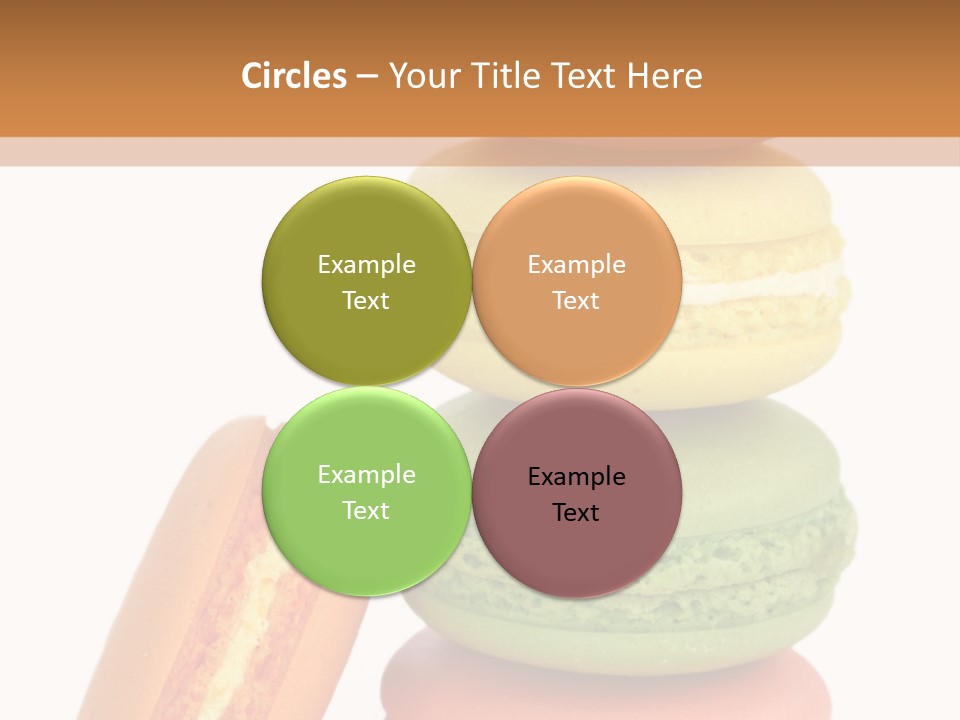 Macaron Snack Pistachio PowerPoint Template