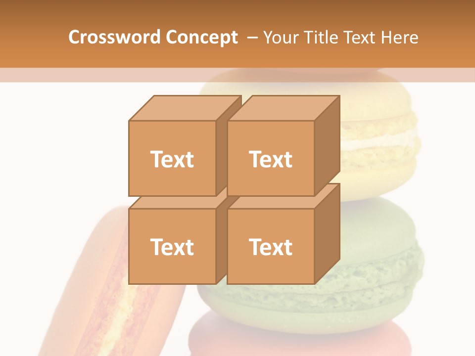 Macaron Snack Pistachio PowerPoint Template