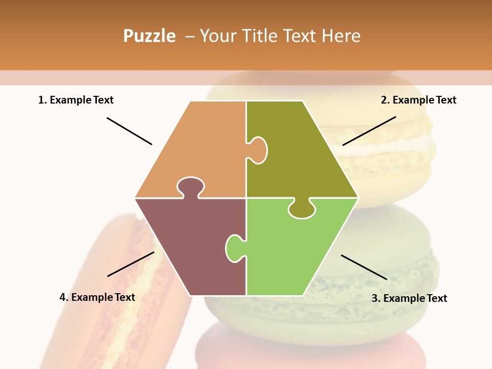 Macaron Snack Pistachio PowerPoint Template