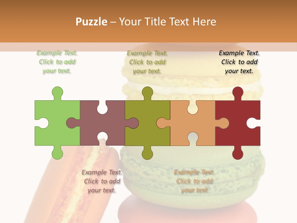 Macaron Snack Pistachio PowerPoint Template
