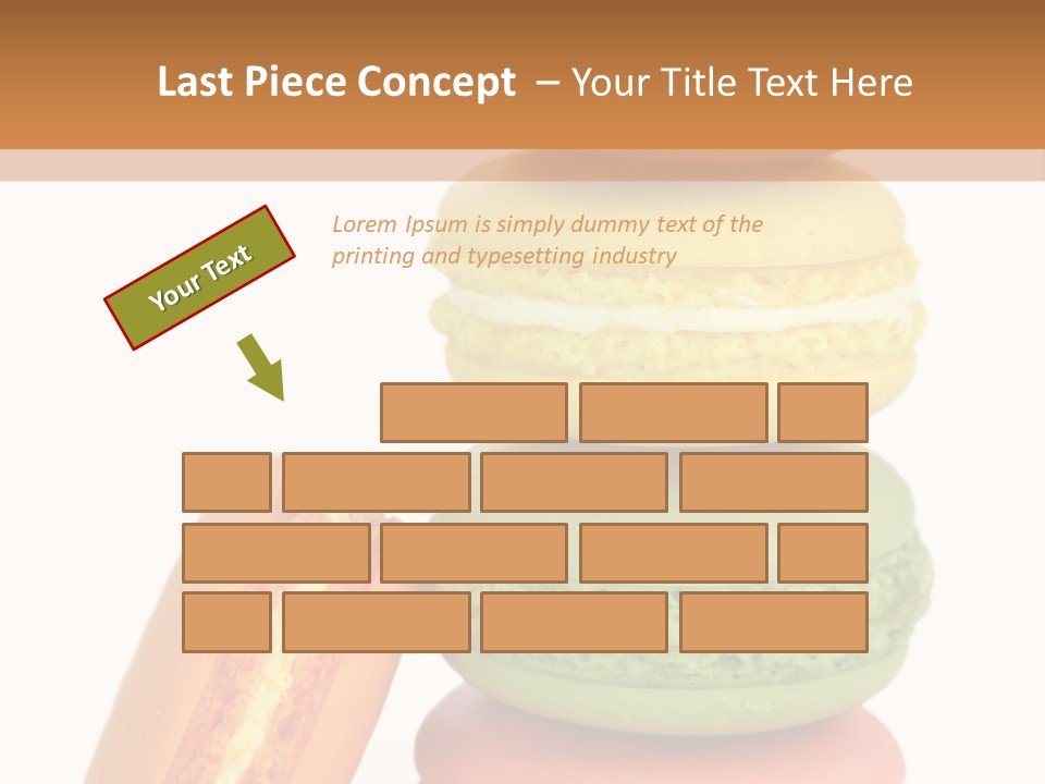 Macaron Snack Pistachio PowerPoint Template