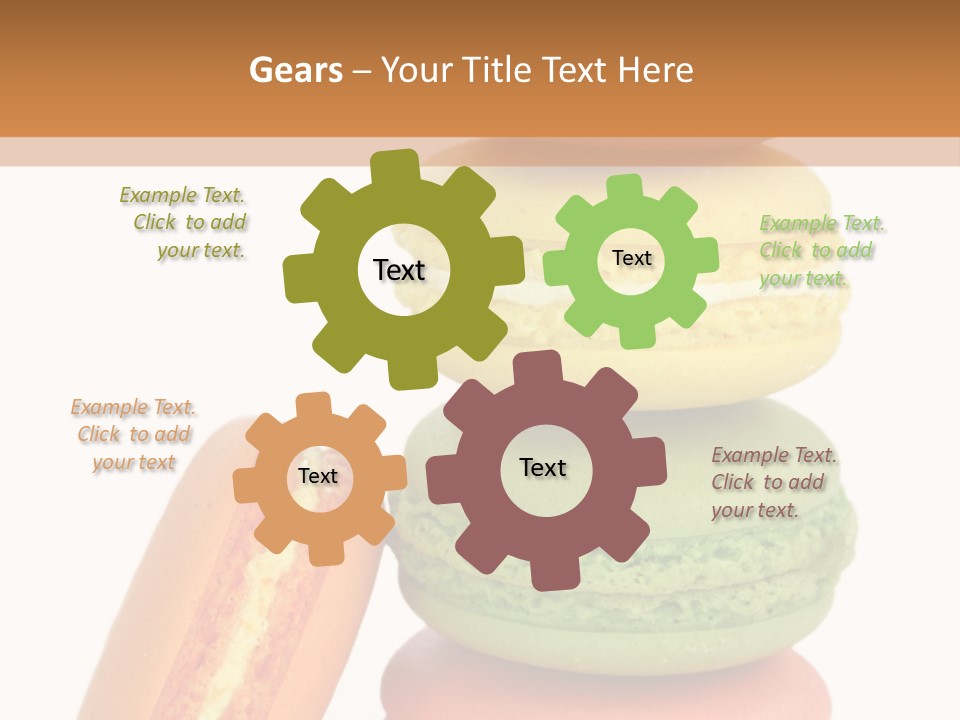 Macaron Snack Pistachio PowerPoint Template