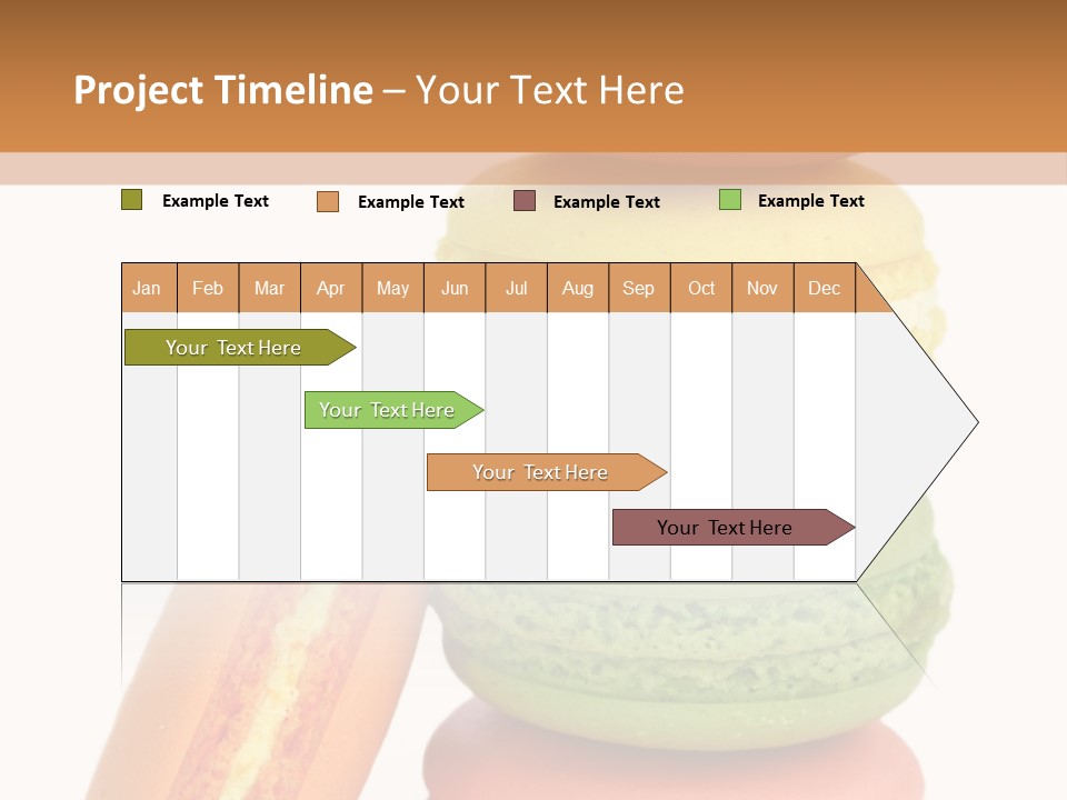 Macaron Snack Pistachio PowerPoint Template