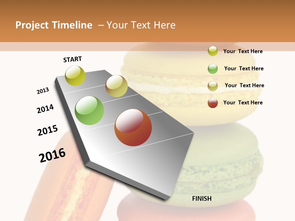 Macaron Snack Pistachio PowerPoint Template