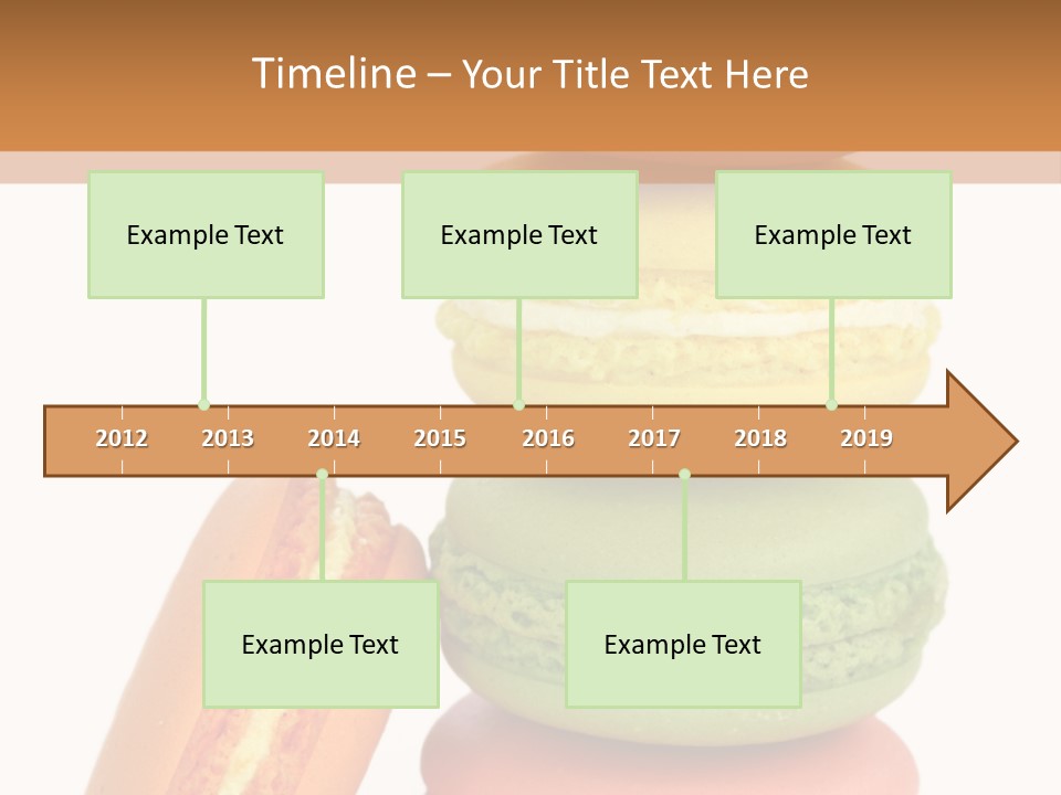 Macaron Snack Pistachio PowerPoint Template