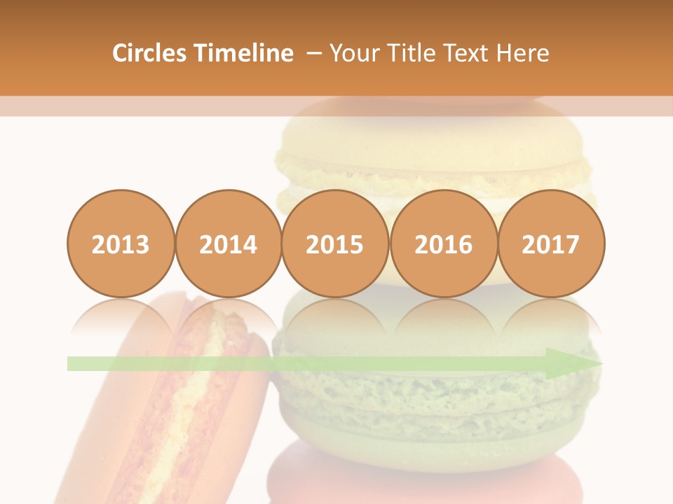 Macaron Snack Pistachio PowerPoint Template