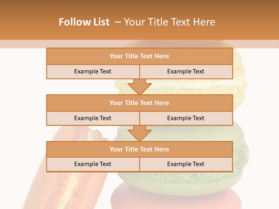 Macaron Snack Pistachio PowerPoint Template
