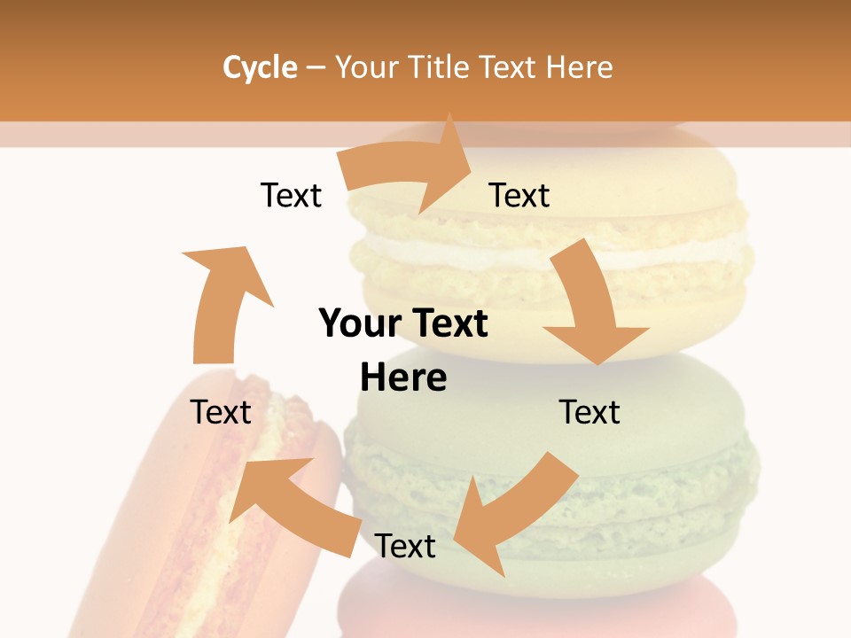 Macaron Snack Pistachio PowerPoint Template