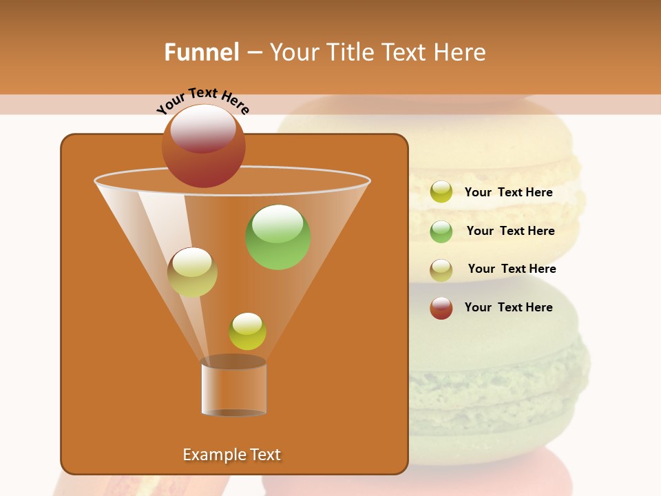 Macaron Snack Pistachio PowerPoint Template
