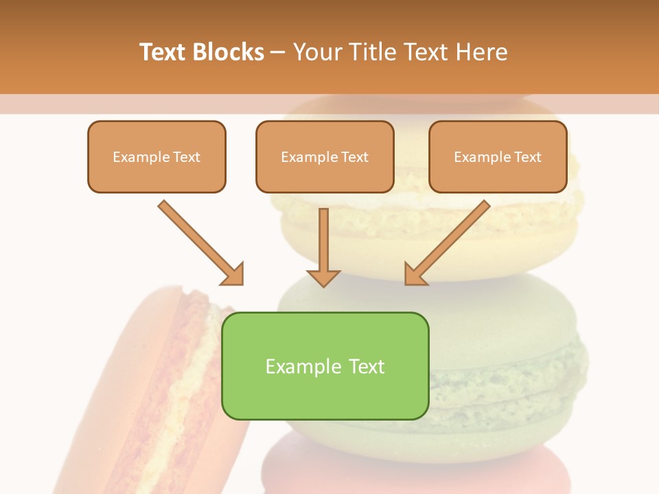 Macaron Snack Pistachio PowerPoint Template