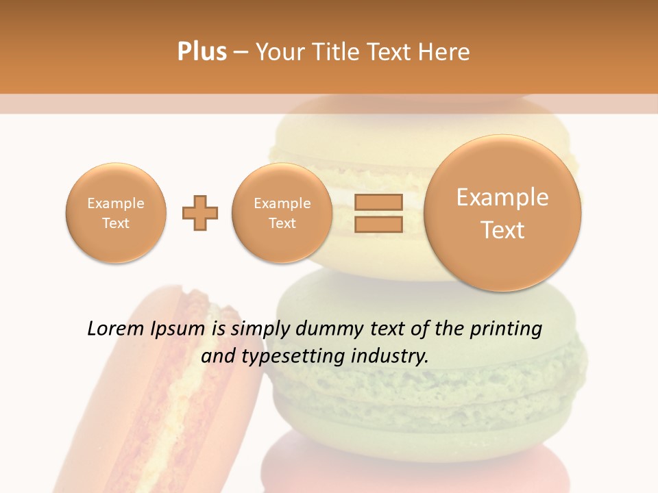 Macaron Snack Pistachio PowerPoint Template