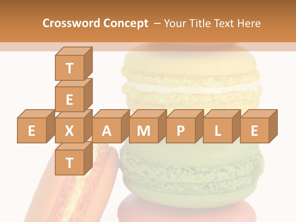 Macaron Snack Pistachio PowerPoint Template