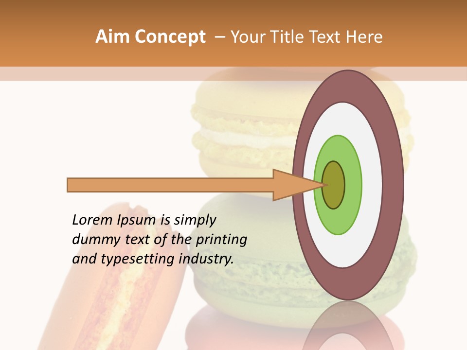 Macaron Snack Pistachio PowerPoint Template