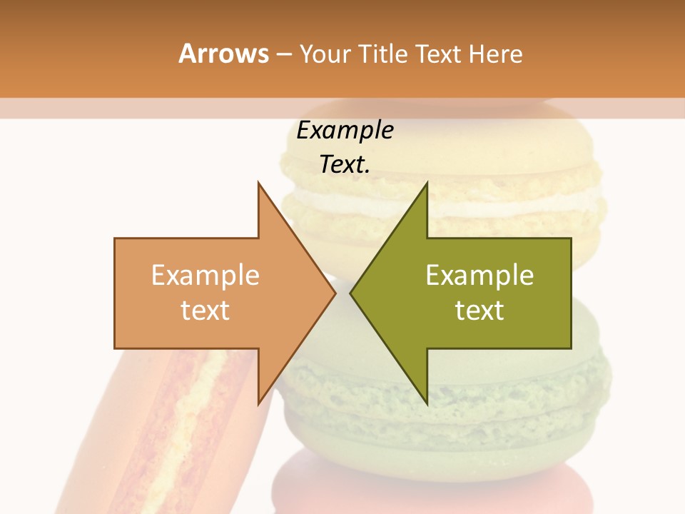 Macaron Snack Pistachio PowerPoint Template