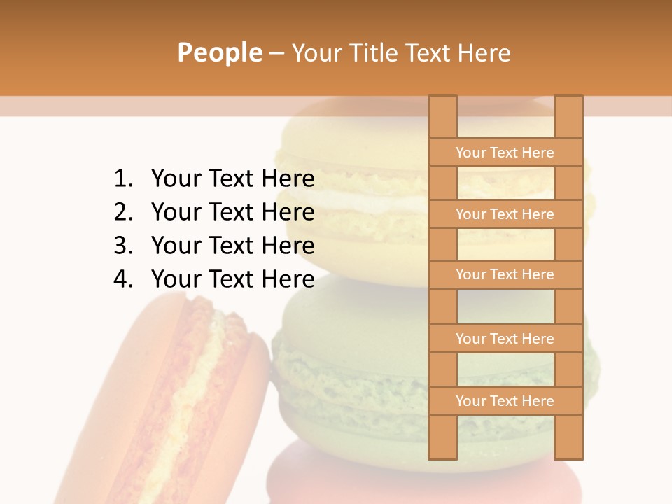 Macaron Snack Pistachio PowerPoint Template