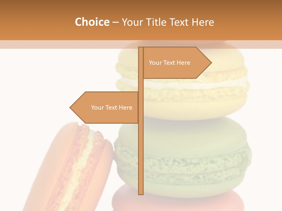 Macaron Snack Pistachio PowerPoint Template