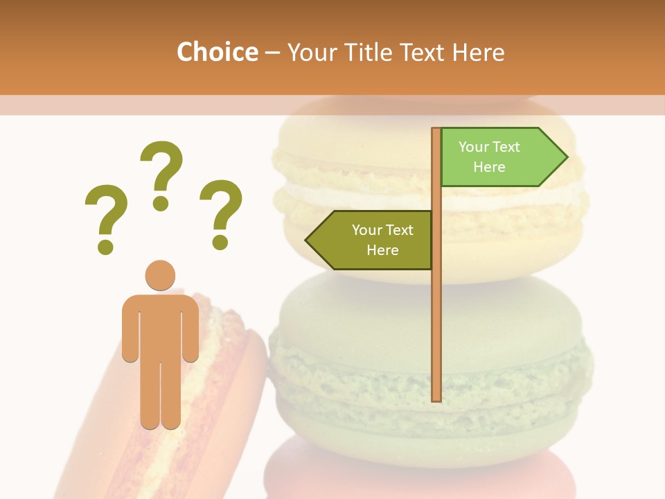 Macaron Snack Pistachio PowerPoint Template